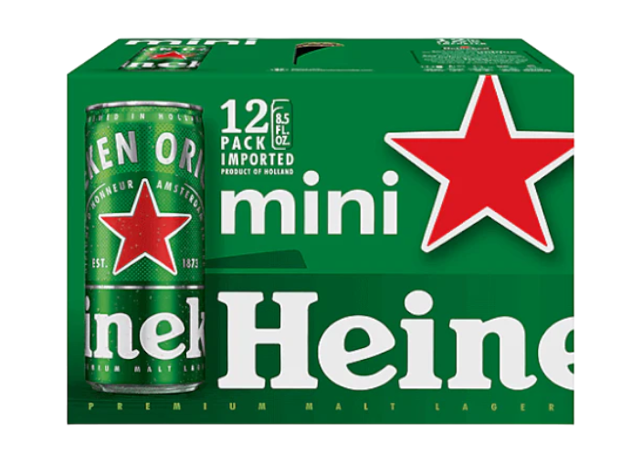 Heineken 8.5oz 12-Pack Can