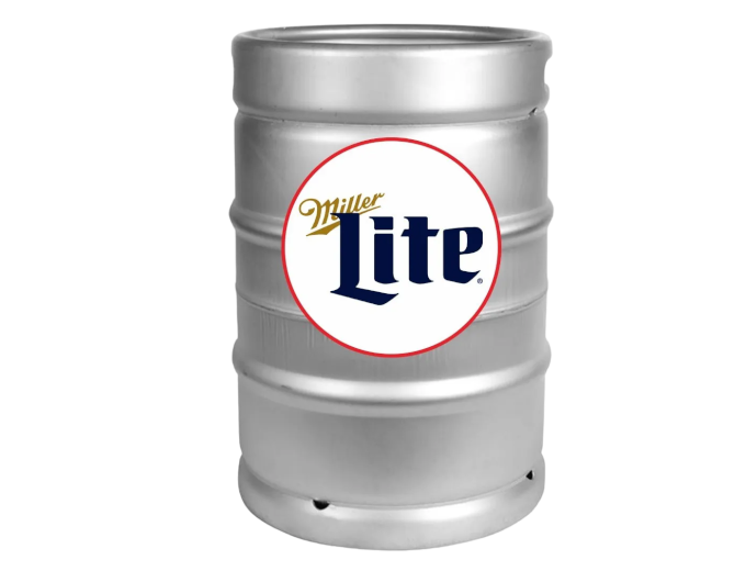 Miller Lite 1/2 Keg (No Barcode)