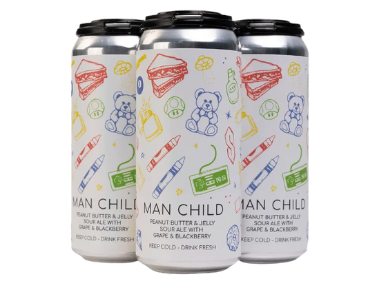 Hidden Springs Man Child 16oz 4-Pack Can