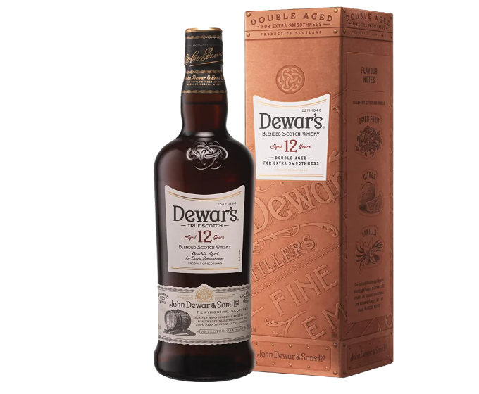 Dewars 12 Years Double Aged 750ml