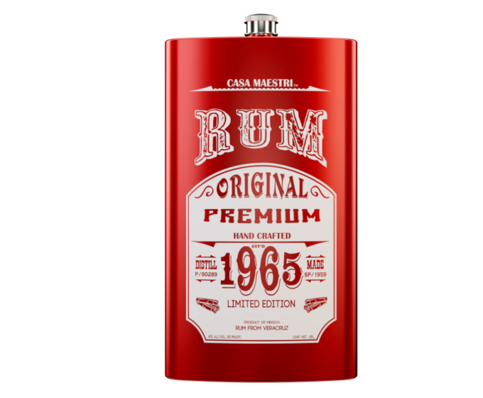 Casa Maestri 1965 Rum Flask 750ml