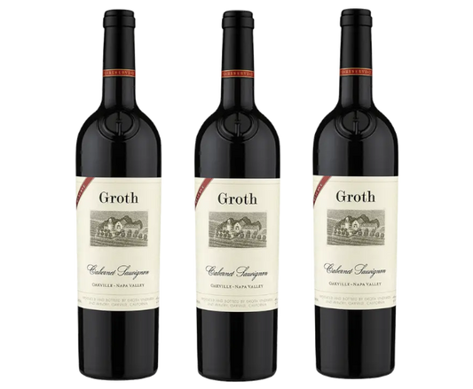 Groth Cabernet Reserve Vertical 3 Bottles Set 2013 / 2014 / 2015 750ml