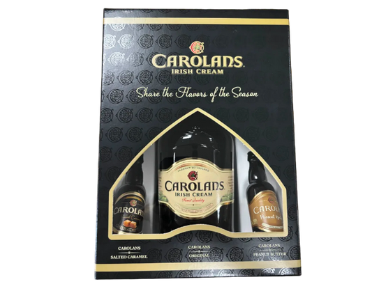 Carolans Irish Cream Gift Set 750ml (With 2-50ml)