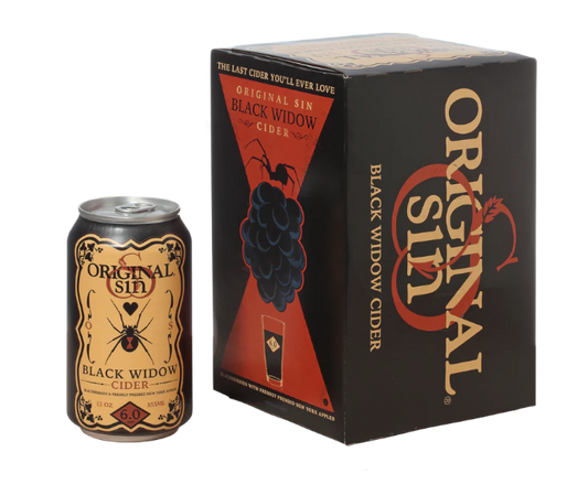 Original Sin Black Widow Cider 12oz 6-Pack Can - Beer at Primo Liquors Fort Lauderdale