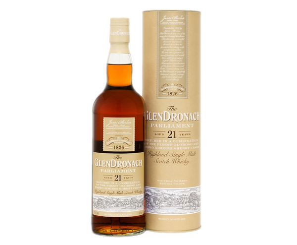 Glendronach 21 Years Parliament 750ml, Scotch Whiskey