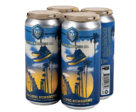 Three Sons Pacific Sunshine 16oz 4-Pack Can