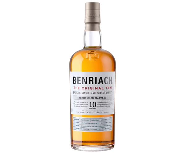 The BenRiach The Original Ten 10 Years Single Malt 750ml, Scotch Whiskey