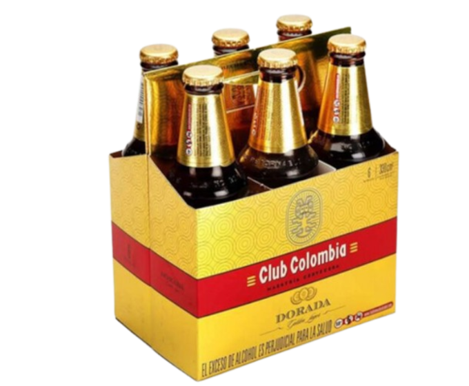 Club Colombia Dorada 11.2oz 6-Pack Bottle - Lager at Primo Liquors Fort Lauderdale