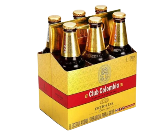 Club Colombia Dorada 11.2oz 6-Pack Bottle - Lager at Primo Liquors Fort Lauderdale