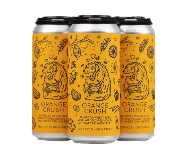 Hidden Springs Ale Works Orange Crush 16oz 4-Pack Can