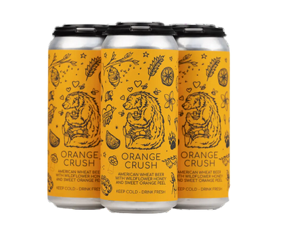 Hidden Springs Ale Works Orange Crush 16oz 4-Pack Can