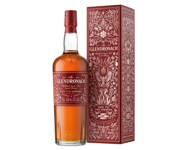 Glendronach Ode to the Embers Sherry and Smoke Single Malt 700ml, Scotch Whiskey