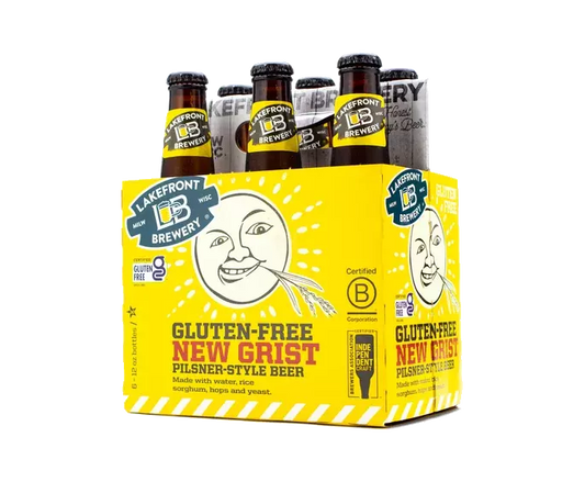 Lakefront New Grist Gluten Free Pilsner 12oz 6-Pack Can