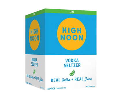 High Noon Vodka & Soda Lime 12oz 4-Pack Can (DNO P2)