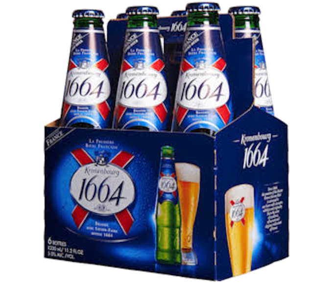 Kronenbourg 1664 11.2oz 6-Pack Bottle (DNO P4)