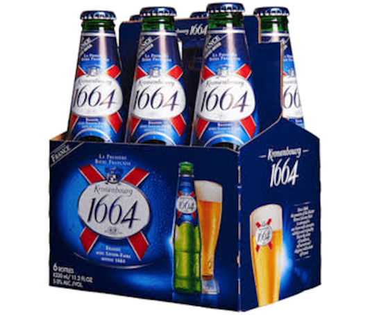 Kronenbourg 1664 11.2oz 6-Pack Bottle (DNO P4)