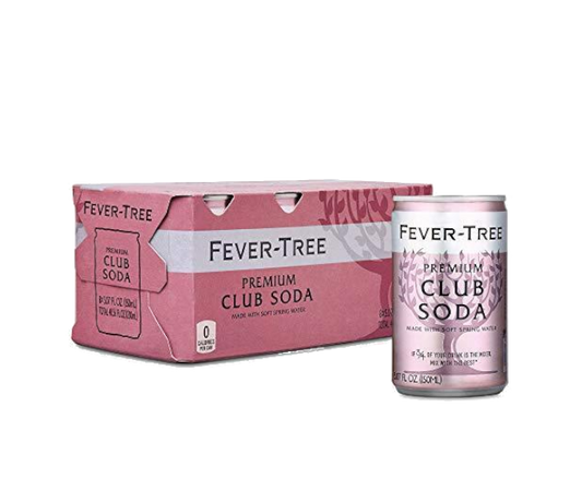 Fever Tree Club Soda 5oz 8-Pack Can