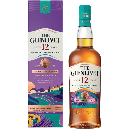 The Glenlivet Single Malt Scotch Provence Edition 12 Year 750ml, Scotch Whiskey