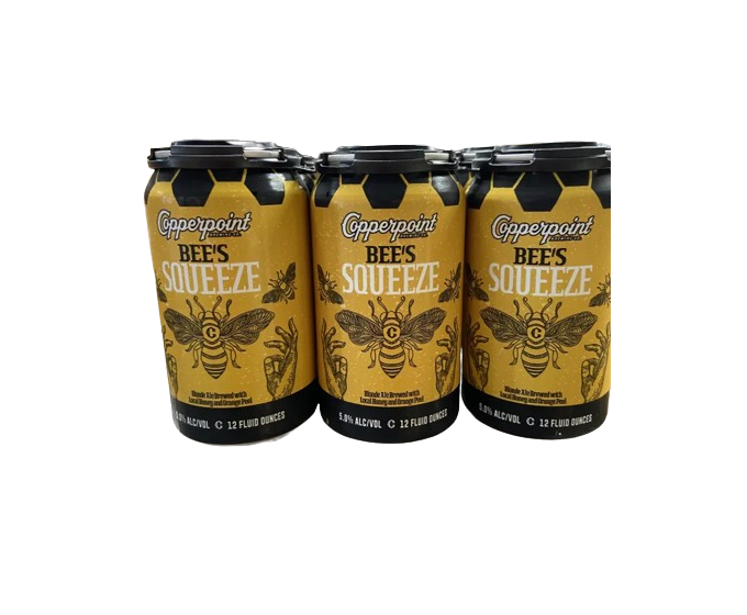 Copperpoint Bees Squeeze 12oz 6-Pack Can