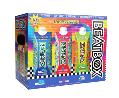 BeatBox 3 Flavor Variety 500ml 6-Pack