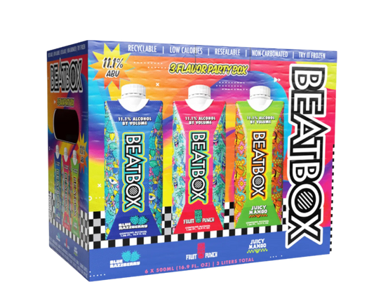 BeatBox 3 Flavor Variety 500ml 6-Pack