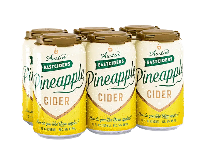 Austin Eastciders Pineapple 12oz 6-Pack Can