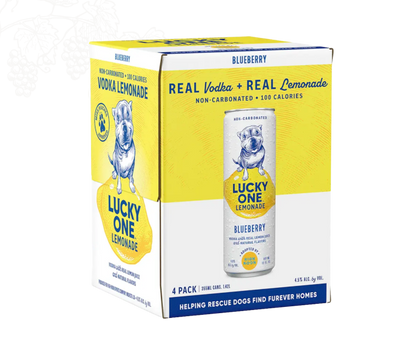 Lucky One Lemonade Blueberry 12oz 4-Pack Can