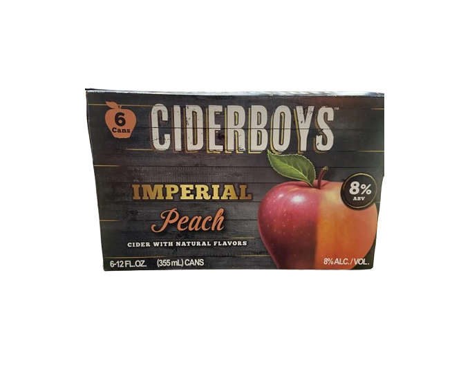 Ciderboys Imperial Peach 12oz 6-Pack Can