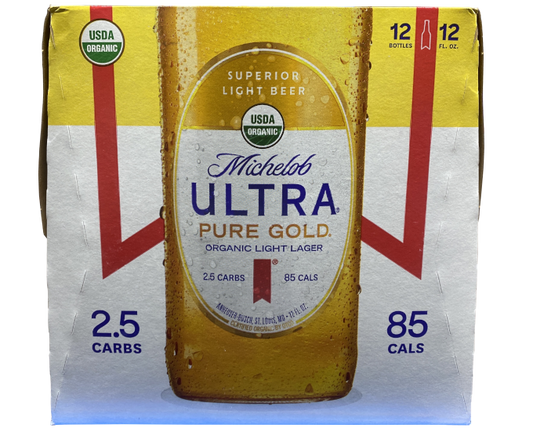 Michelob Ultra Pure Gold 12oz 12-Pack Bottle