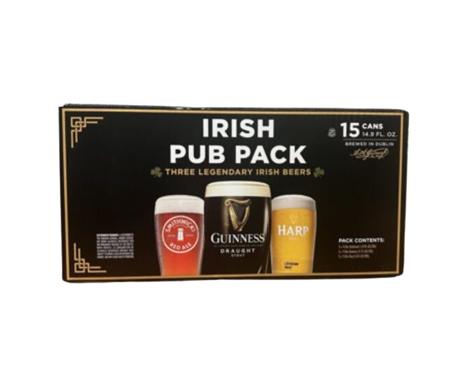 Guinness Irish Heritage Variety 14.9oz 15-Pack Can