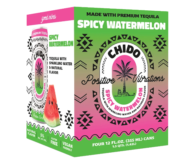 Chido Watermelon 12oz 4-Pack Can