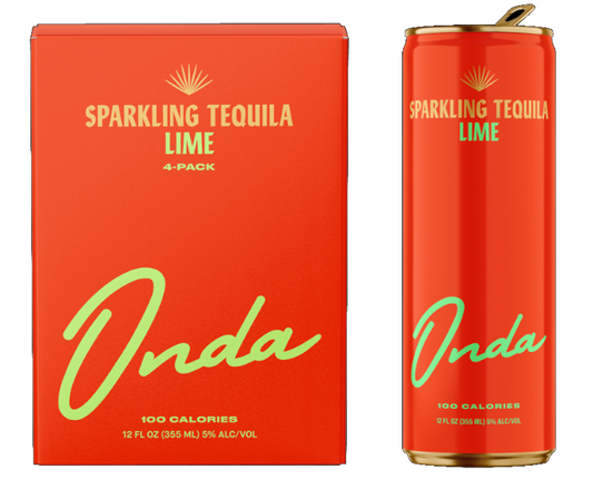 Onda Sparkling Lime 12oz 4-Pack Can