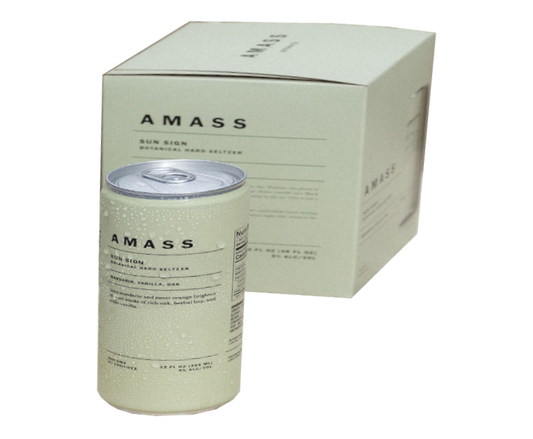 Amass Sun Sign Botanical Hard 12oz 4-Pack Can