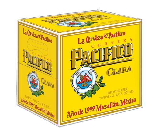 Cerveza Pacifico Clara 12oz 12-Pack Bottle