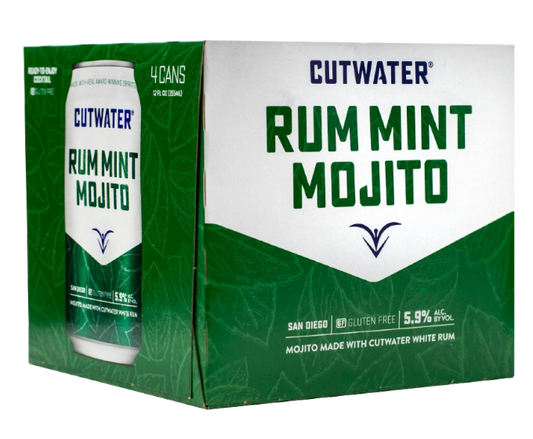 Cutwater Rum Mint Mojito 12oz 4-Pack Can