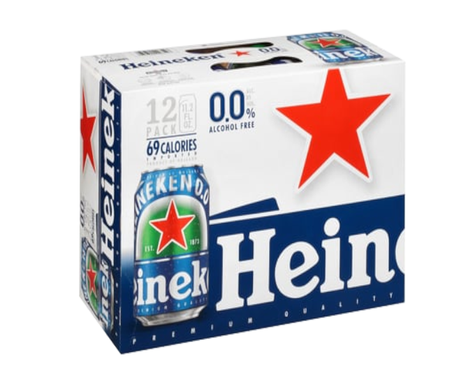 Heineken 00 Non Alcoholic 11.2oz 12-Pack Can