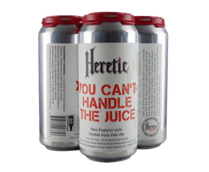 Heretic You Cant Handle The Juice 16oz 4-Pack Can
