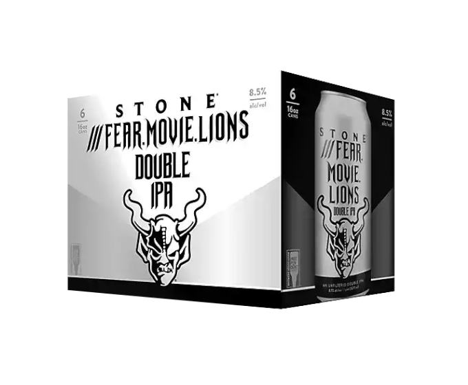 Stone Fear Movie Lions Double IPA 16oz 6-Pack Can