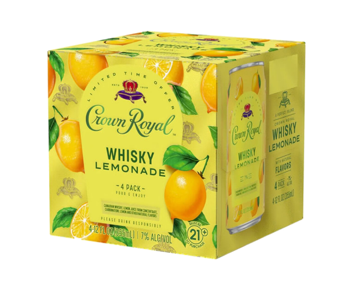Crown Royal Lemonade 12oz 4-Pack Can