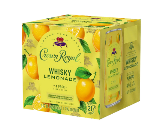 Crown Royal Lemonade 12oz 4-Pack Can