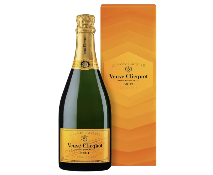 Veuve Clicquot Yellow Label with Radiating Gift Box 750ml