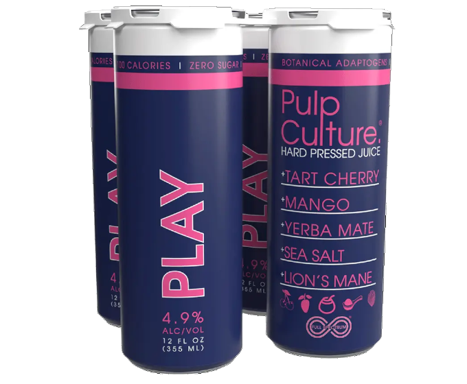 Pulp Culture Play 12oz 4-Pack Can