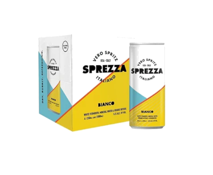 Sprezza Vero Spritz Bianco 8.4oz 4-Pack Can