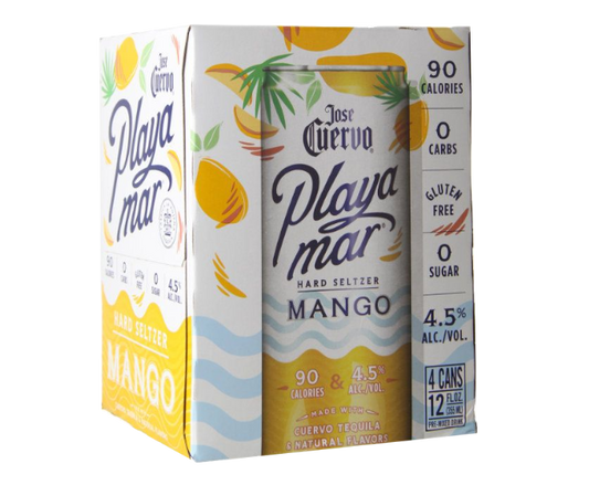 Jose Cuervo Playa Mar Mango Seltzer 355ml 4-Pack Can