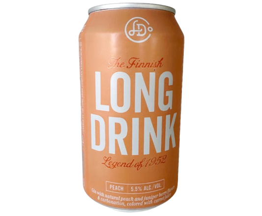 The Finnish Long Drink Peach 355ml 6-Pack Can