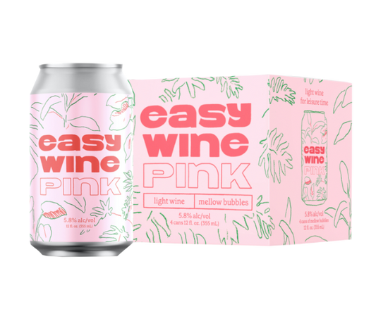 Shacksbury Cider Easy Wine Pink 12oz 4-Pack Can