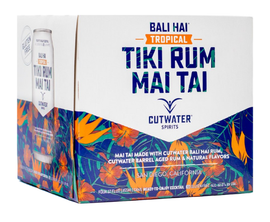 Cutwater Tiki Rum Mai Tai 12oz 4-Pack Can