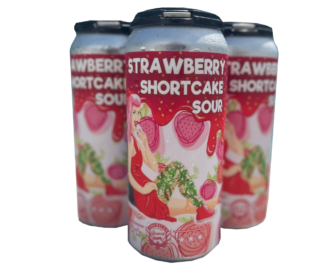 American Icon Brewery Strawberry Shortcake 16oz 4-Pack Can