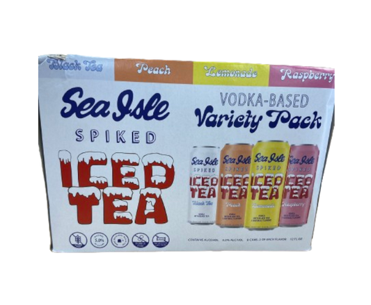 Sea Isle Spiked Iced Tea Variety Pack 12oz 8-Pack Can