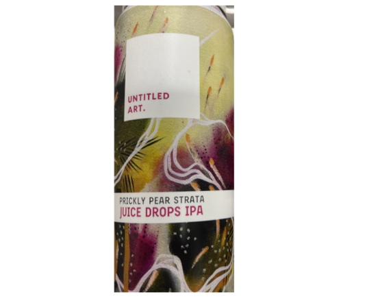 Untitled Art Juice Drops Prickly Pear Strata IPA 16oz 4-Pack Can